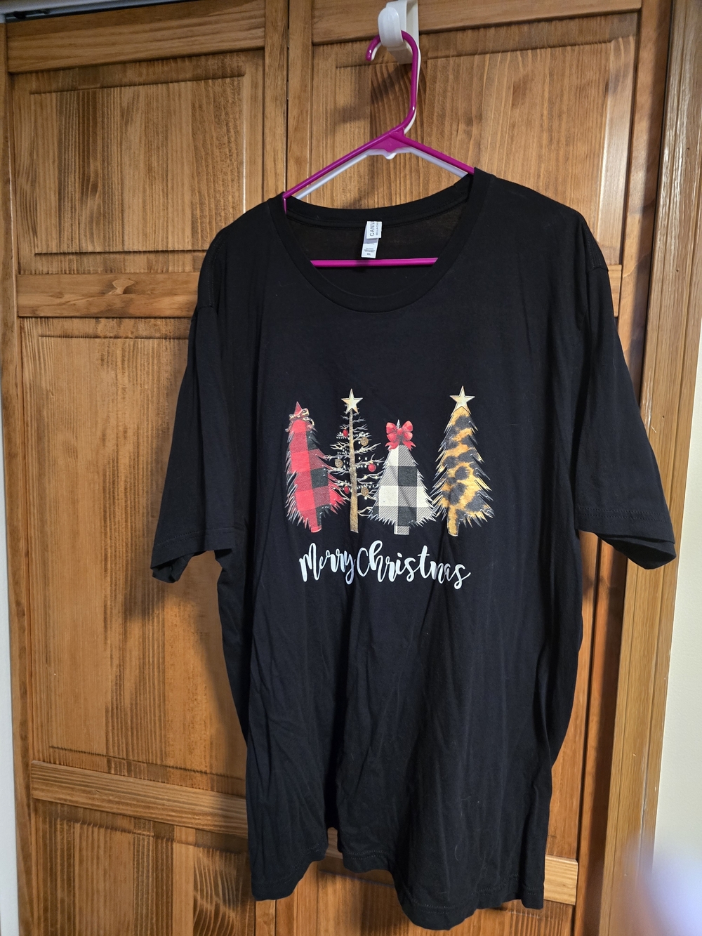 Bella Canvas Black Christmas Tree Graphic Tee